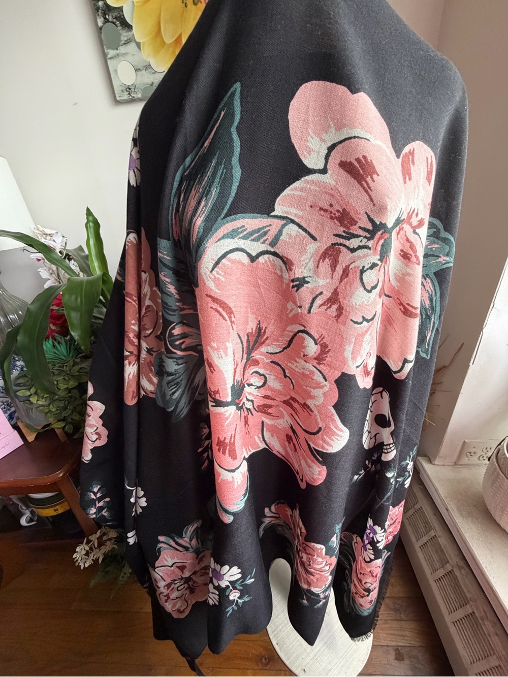 Coach Oversized Wool Shawl Scarf. - Picture 8 of 16